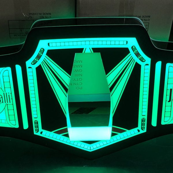 LED CHAMPION BELT CHAMPAGNE BOTTLE PRESENTER(CARRIER)