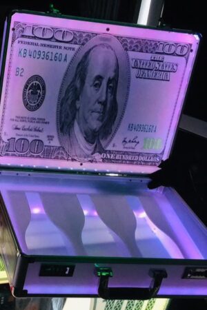 LED DOLLAR BILL 3in1 BOTTLE PRESENTER ( CASE)