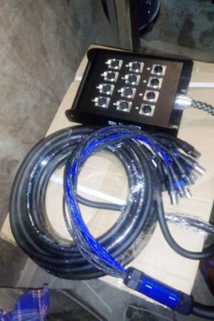 Summer Audio 8 Channels 20 Meter Audio Link flat Snake Cable on Stage Box