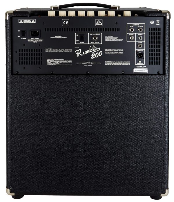 Fender rumble 200 combo amp.bk