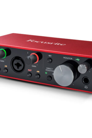 Focusrite Scarlett 2i2 2x2 USB Audio Interface (3rd Generation)