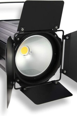 Fresnel 200W Stage COB Par Light - Studio Lights Warm White DMX with Dimmable for Camera Photo Church Theater