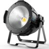 Mace White Stage Par Lights Professional 100W COB Spotlight Bright DJ Light Strobe Lighting for Church,Parties,Wedding,Thearter,Live Events,Stage etc.