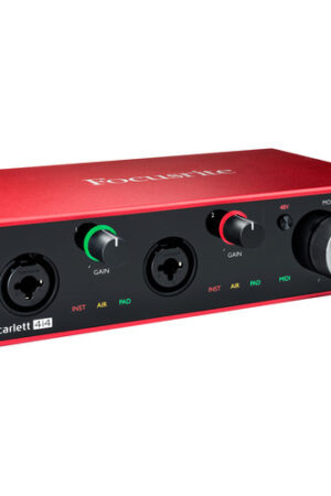 Focusrite Scarlett 4i4 4x4 USB Audio/MIDI Interface (3rd Generation)