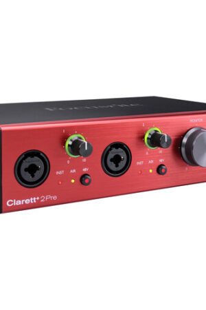 Focusrite Clarett+ 2Pre Desktop 10x4 USB Type-C Audio/MIDI Interface