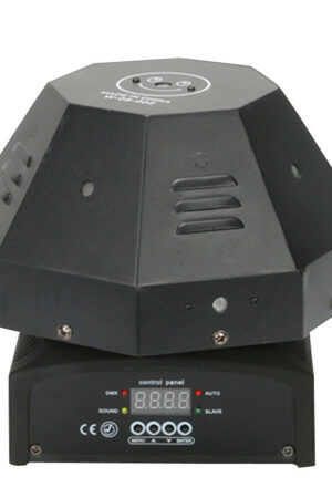Modern 9 Eyes LED Laser Moving Head Lights Effect DMX Show DJ Beam Stage Light(9 lens moving head light)