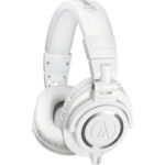 Audio-Technica ATH-M50x WH Closed-Back Monitor Headphones (White)