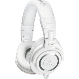 Audio-Technica ATH-M50x WH Closed-Back Monitor Headphones (White)
