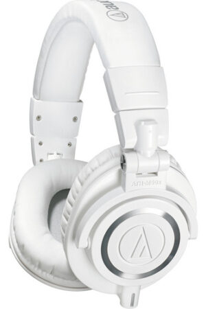 Audio-Technica ATH-M50x WH Closed-Back Monitor Headphones (White)
