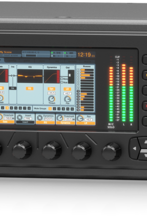 BEHRINGER X32 RACK 40-Input, 25-Bus Digital Rack Mixer with 16 Programmable Midas Preamps, USB Audio Interface and iPad/iPhone* Remote Control