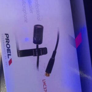 PROEL LCH370 PROFESSIONAL LAVALIER MICROPHONE