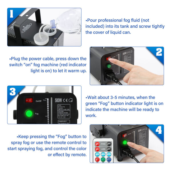 Mace LED-600 smoke machine.2