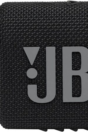 JBL Go 3: Portable Speaker with Bluetooth, Built-in Battery, Waterproof and Dustproof Feature - Black