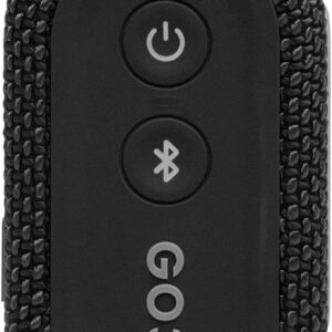 JBL Go 3: Portable Speaker with Bluetooth, Built-in Battery, Waterproof and Dustproof Feature – Black