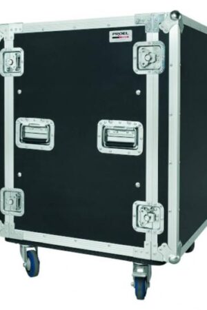 Proel CR415BLKMW 15-Unit Road Ready Rack Case
