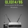 Shure QLXD14/85 Wireless system WL185 Lavalier Microphone