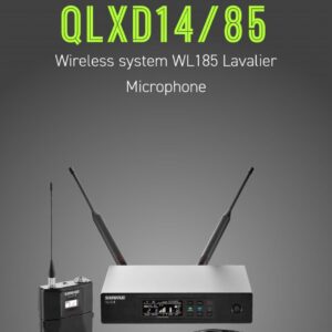 Shure QLXD14/85 Wireless system WL185 Lavalier Microphone