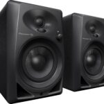 Pioneer DJ DM-40-W - 21W 4" Two-Way Active Monitor (Pair, Black)