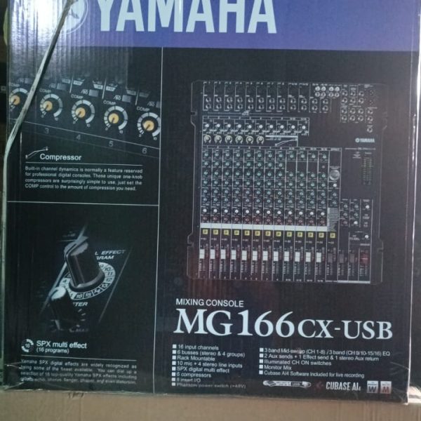 Yamaha MG166CX-USB 16-Channel USB Mixer With Compression and Effects