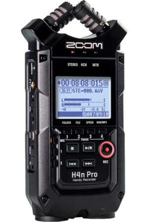 Zoom H4n Pro 4-Input / 4-Track Portable Handy Recorder with Onboard X/Y Mic Capsule
