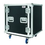 Proel CR212BLKMW 12U 19" Rack Flight Case 45cm with Wheels