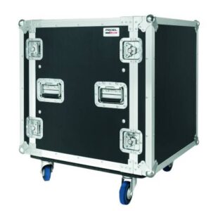 Proel CR212BLKMW 12U 19″ Rack Flight Case 45cm with Wheels