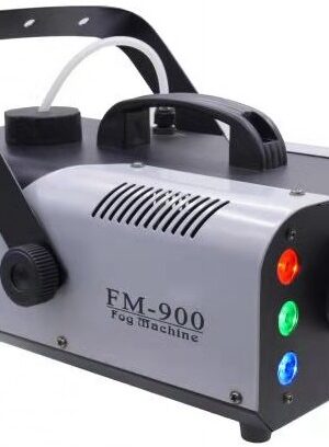 Mace Fog Machine 900 Watt with 6 LED Lights and 2-In-1 Wireless Remote, Professional Stage Smoke Machine