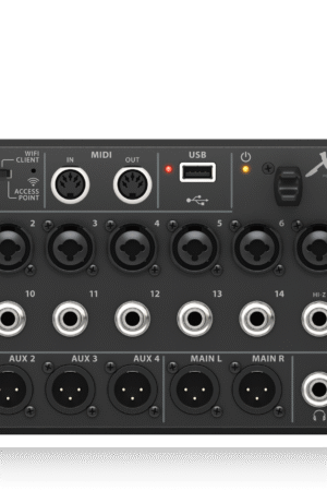Behringer X16 16-Input Digital Mixer for iPad/Android Tablets with 8 Programmable Midas Preamps, 8 Line Inputs, Integrated WiFi Module and USB Stereo Recorder