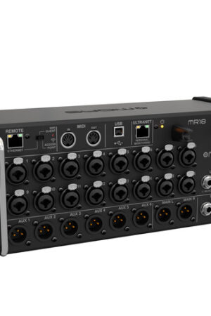 Midas MR18 18-Input Digital Mixer for iPad/Android Tablets with Wi-Fi and USB Recorder