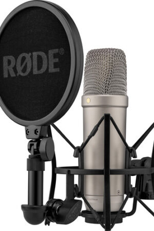 RODE NT1 5th Generation Large-Diaphragm Cardioid Condenser XLR/USB Microphone (Silver)