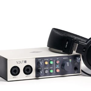 Universal Audio Volt 2 Studio Pack Home Studio Recording Bundle