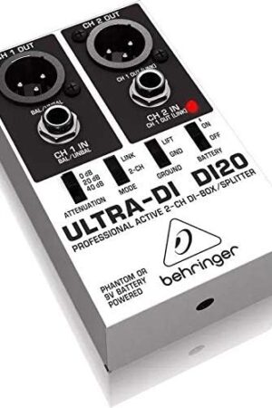 Behringer Ultra-DI DI20 Professional Active 2-Channel DI-Box/Splitter