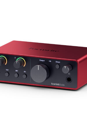 Focusrite Scarlett solo (4th Gen) USB Audio Interface