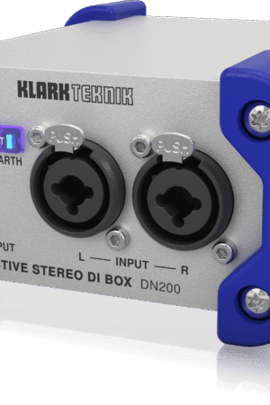 KLARK TEKNIK DN200 2-Channel Active DI Box with Extended Dynamic Range and Sum/Split Options