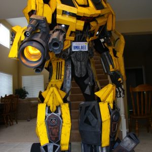 Transformer Statue Robot Costume Cosplay