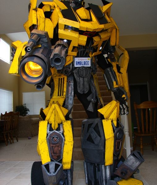 Transformer Statue Robot Costume Cosplay