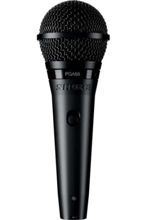 Shure PGA58-XLR Cardioid Dynamic Vocal Microphone with XLR-to-XLR Cable