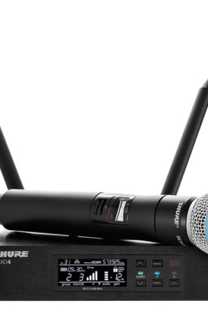 Shure QLXD24/B58 Digital Wireless Handheld Microphone System with Beta 58A Capsule (H50: 534 to 598 MHz)
