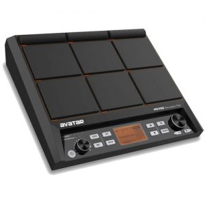 Avatar HWX PD705 Percussion Sampling Pad 9-Trigger Multipad All-in-one Electric Drum Set With Built-in Metronome, Effecter, Looper, 600+ Sounds, Supporting USB/MIDI/AUX Connectivity