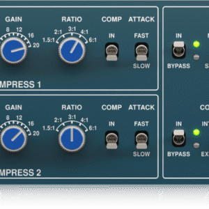Behringer 369 2-channel Rackmounted Stereo Compressor