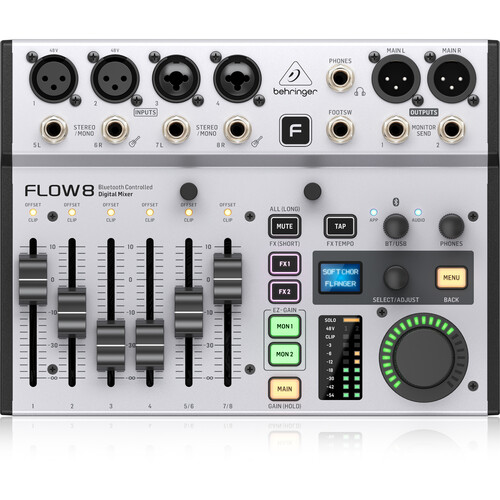 Behringer FLOW 8 Digital Mixer with Bluetooth Audio and Control - Image 3