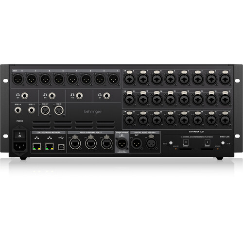 Behringer WING RACK 48-Channel / 28-Bus Full-Stereo Digital Mixing Console (Pro Black, 4 RU - Image 6