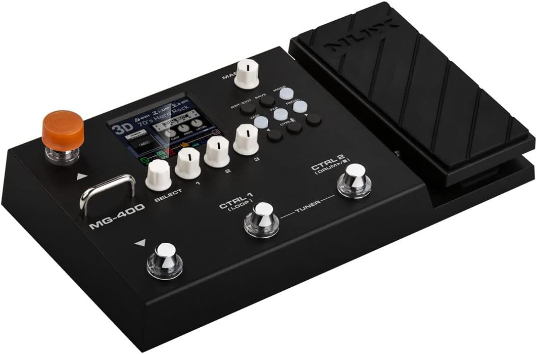 NUX MG-400 Multi Effects Pedal, 30 Amp Modeling, 512 Samples IR, 10 Independent Moveable Signal Blocks, 36 Built-in Cabinet IRs, Real‑Time Interaction, Backup & Safety, 24 User-loadable IR Slots - Image 7