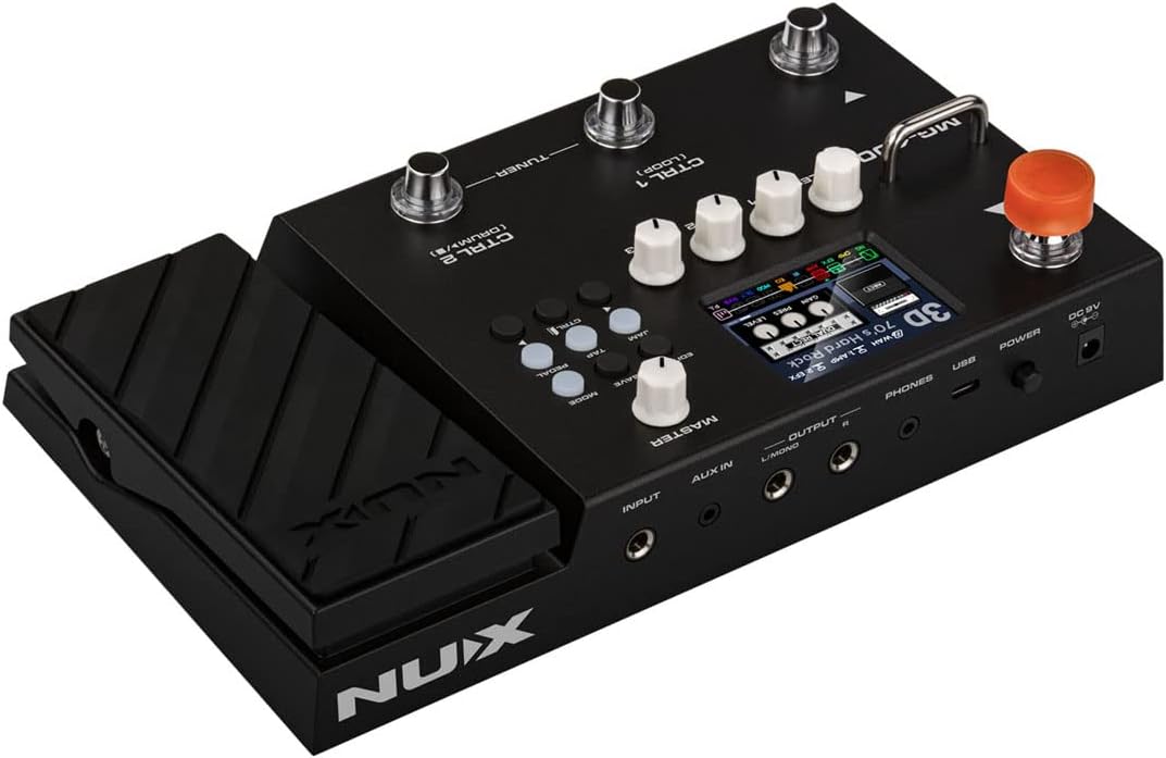 NUX MG-400 Multi Effects Pedal, 30 Amp Modeling, 512 Samples IR, 10 Independent Moveable Signal Blocks, 36 Built-in Cabinet IRs, Real‑Time Interaction, Backup & Safety, 24 User-loadable IR Slots - Image 8