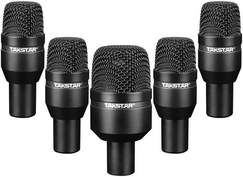 TAKSTAR Drum Microphone Kit, 7 Piece Drum Instrument Mic for Performing and Recording - Professional Condenser Mic for Kick, Snare, Rack Toms, Floor Toms, and Congas - Image 2