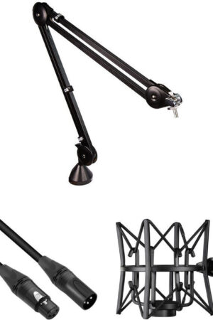 RODE PSA1 Studio Boom Arm Kit with XLR Cable and Shockmount for Rode Podcaster or Procaster Microphone