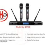 GHD Pro Audio QX14D Dual Handheld Wireless Microphone