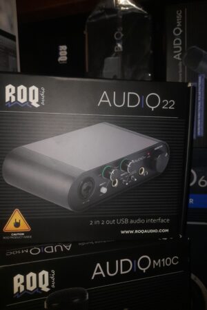ROQ AUDiQ 22 – 2 in 2 out USB Audio Interface