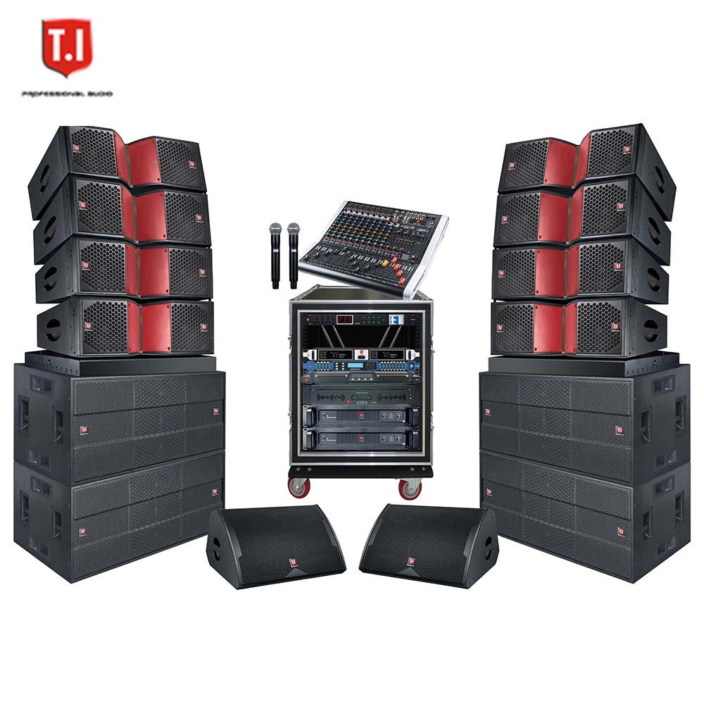 T.I Pro Audio new design waterproof linear array speakers dual 12-inch live sound outdoor concert speaker - Image 2