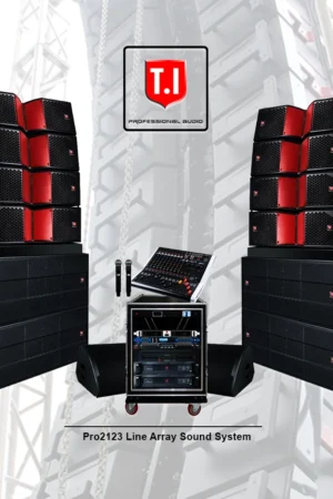 T.I Pro Audio new design waterproof linear array speakers dual 12-inch live sound outdoor concert speaker